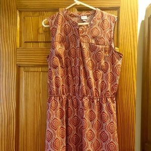 Merona XL Dot Print Dress with Pockets